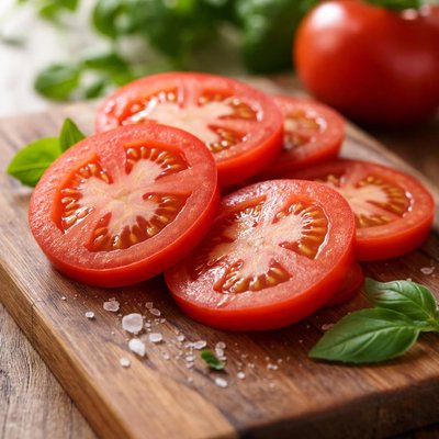 Slices of tomato