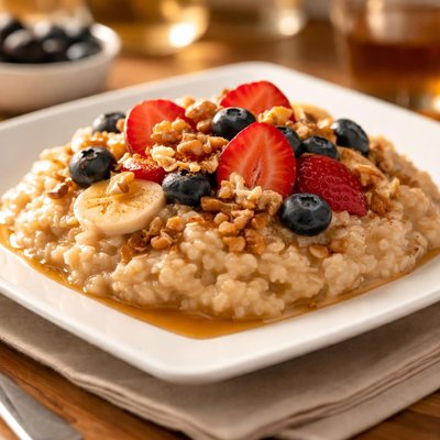 Slow-cooked oatmeal