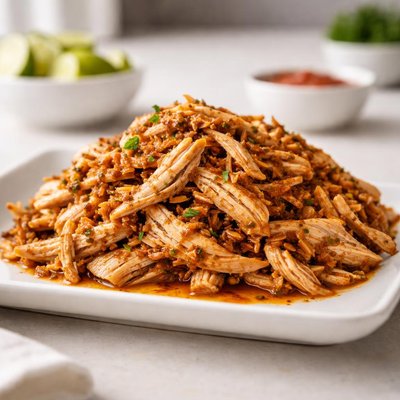 Slow cooked shredded chicken