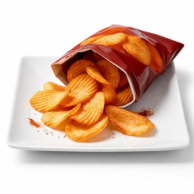 Small bag of bbq chips