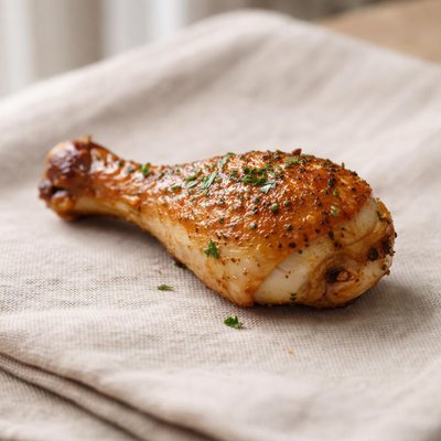 Small baked chicken leg