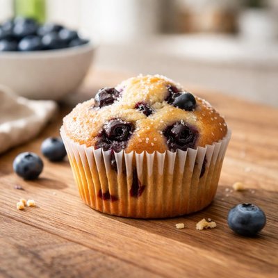 Small blueberry muffin