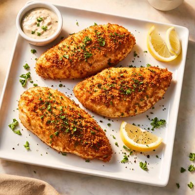 Small breaded chicken breast