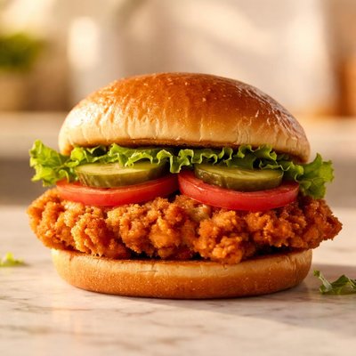 Small chicken sandwhich