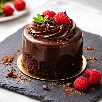 Small chocolate cake