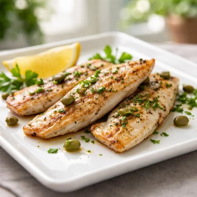 Small fish fillet grilled