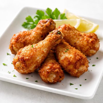 Small fried chicken drumstick