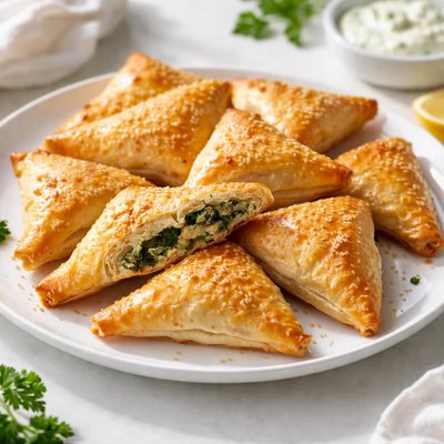Small greek puff pasty
