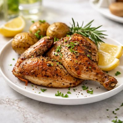 نصف دجاجة صغيرة