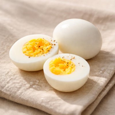 Small hard boiled egg