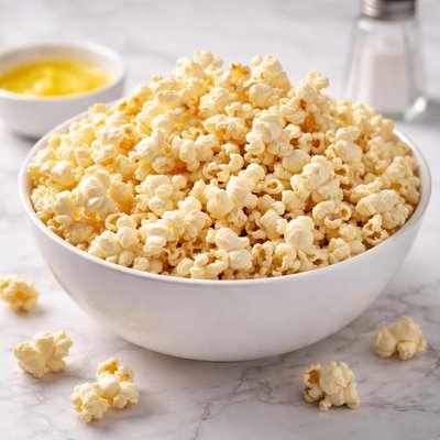 Small lightly buttered popcorn