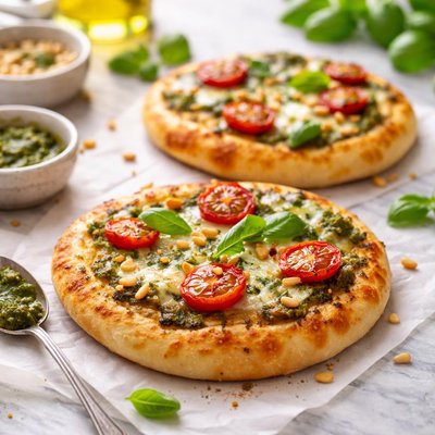 Small pesto pizza