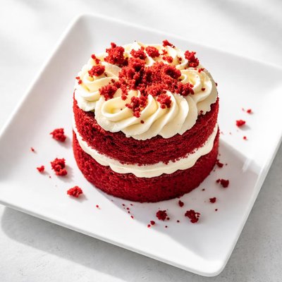 Small red velvet cake