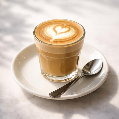 Café con leche descremada
