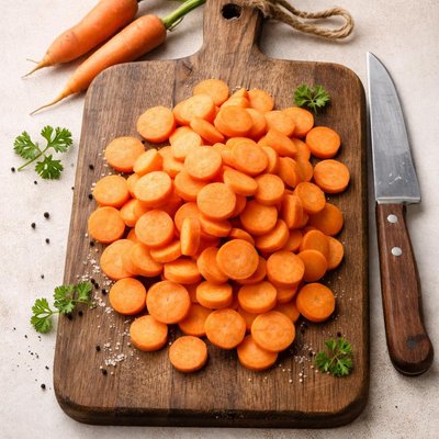 Small sliced carrots