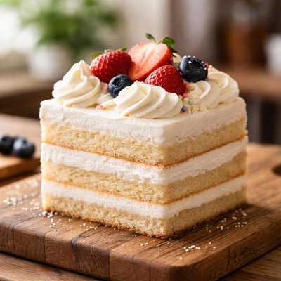 小方蛋糕与奶油霜