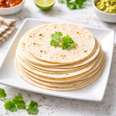 Small white tortilla