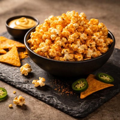 Smart pop nacho flavor