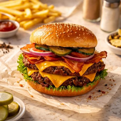 Smashburger cheeseburger