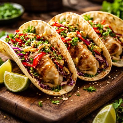 Tacos di Ravioli Schiacciati