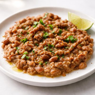 Smashed pinto beans