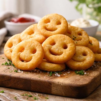 Smiley face potatoes