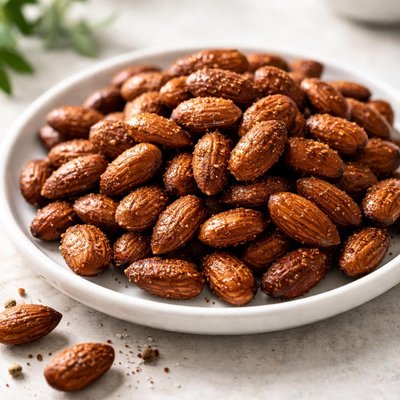 Smoked almonds