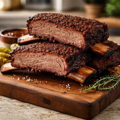 Smoked beef ribs