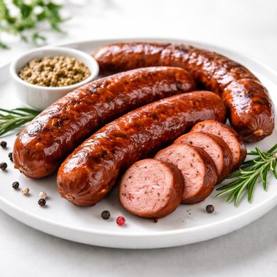 Smoked beef sausage