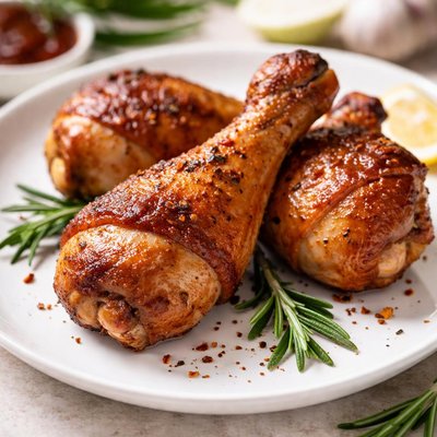 Smoked chicken drumstick