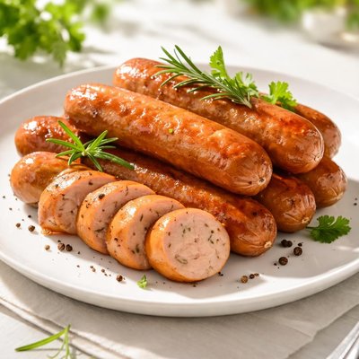 Smoked chicken sausage