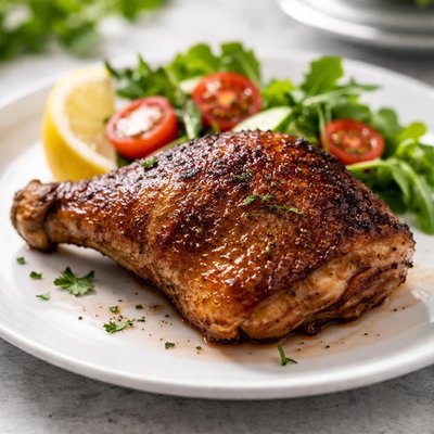 Smoked chicken thigh