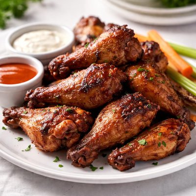Smoked chicken wings