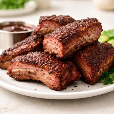 Smoked country style ribs