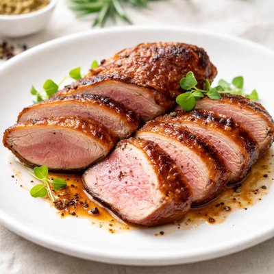 Smoked duck breast