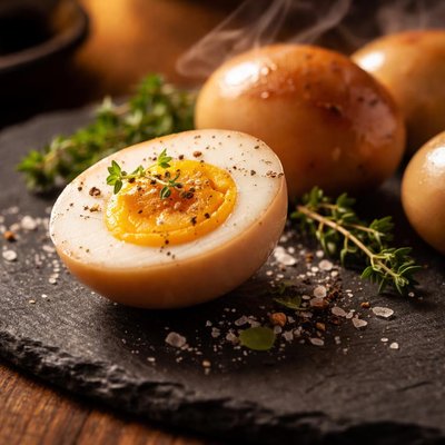 Smoked egg