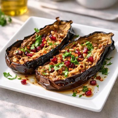 Smoked eggplant