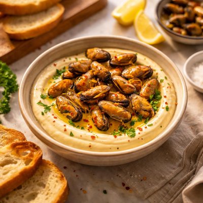Smoked mussel aioli