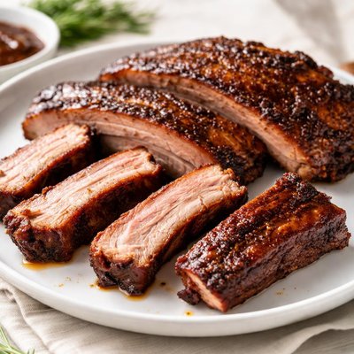 Smoked pork rib