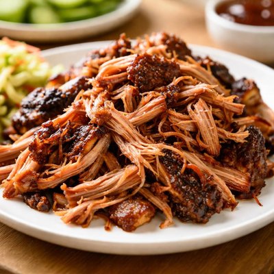 Smoked pulled pork