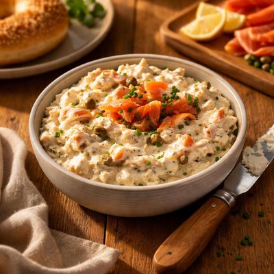 Smoked salmon cream cheese