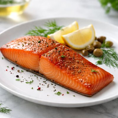Smoked salmon fillet