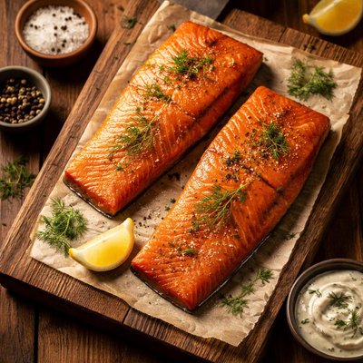 Filets de saumon fumé