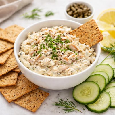 Smoked trout fish dip