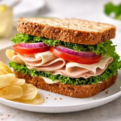 Smoked turkey sandwich