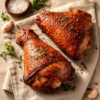 Smoked turkey thigh