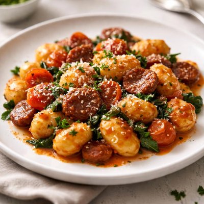 烟熏西班牙香肠意大利小土豆球