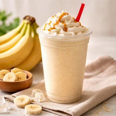 Smoothie king banana milkshake