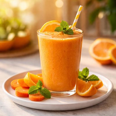 Smoothie orange carrot