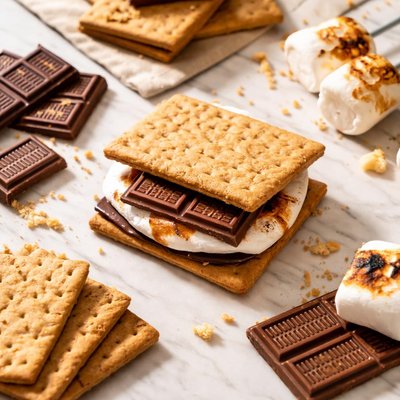 Smore with hershey
